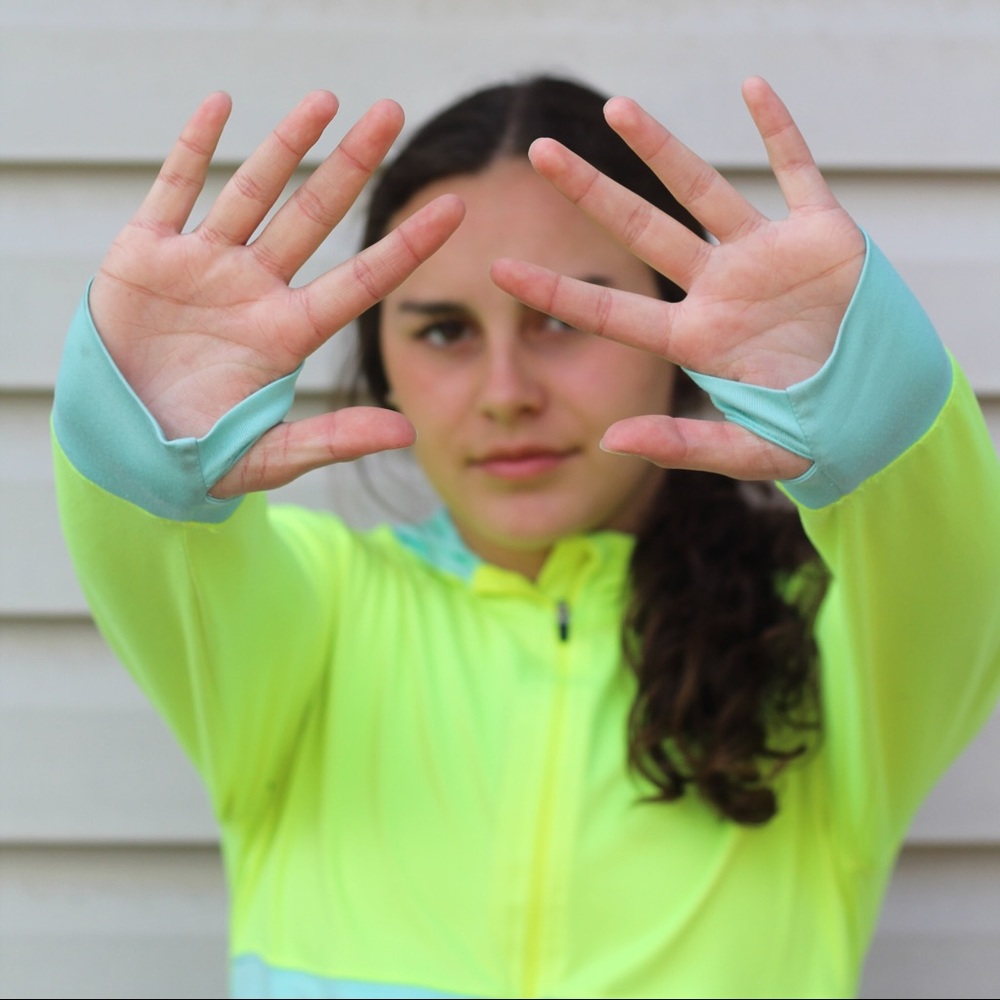 Neon dry-fit hoodie
